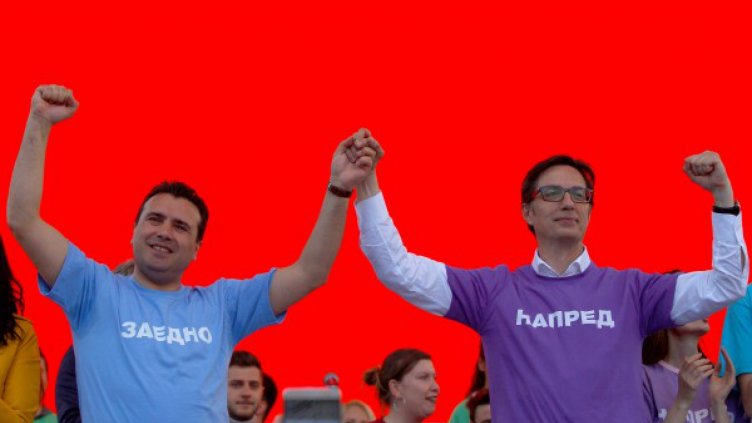Зоран Заев и Стево Пендаровски, снимка: Ройтерс, архив