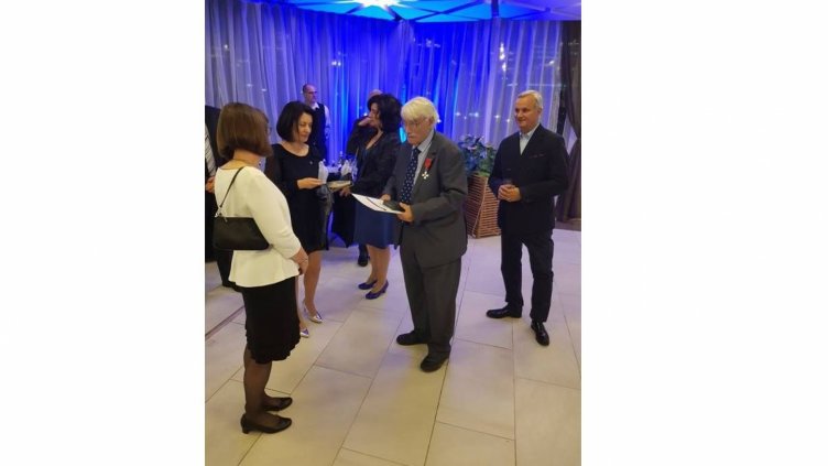 Наградиха кап. Никифор Герчев с ордена на финландския лъв