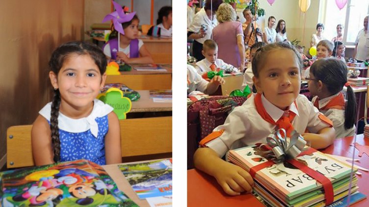 Медийна група "Черно море" изпраща на училище две първолачета