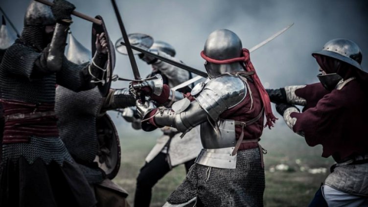 Възстановка на битката от 1444 г. край Варна