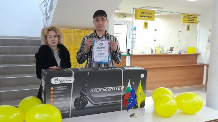 Георги Димитров от Варна е големият победител в конкурса за писма на „Български пощи“ 