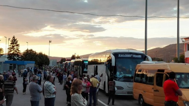 Километрични опашки на Калотина