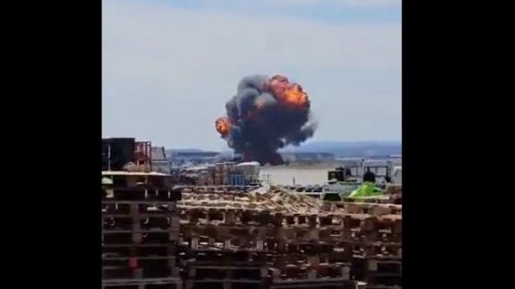 Изтребител F-18 се разби в Испания