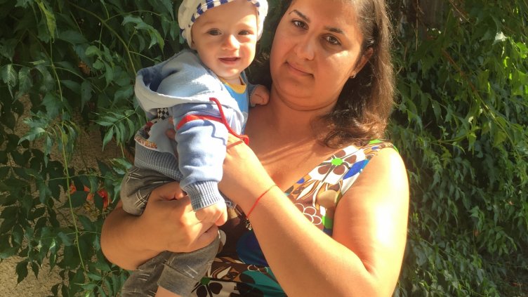 Мария Христова и сина й Кристиян