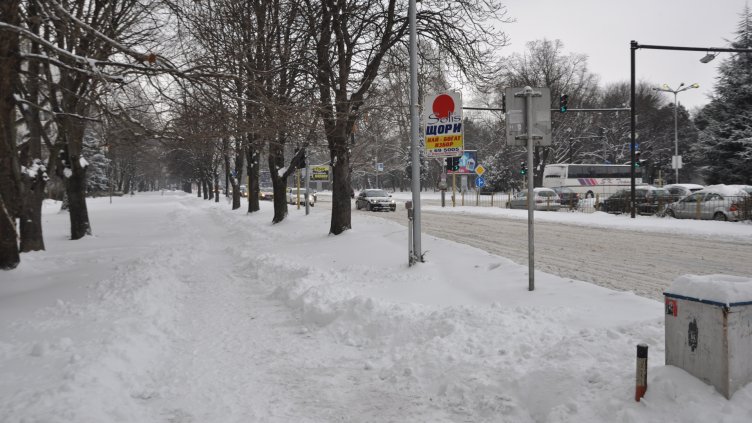 Информация за зимната обстановка в община Варна към 18 ч.