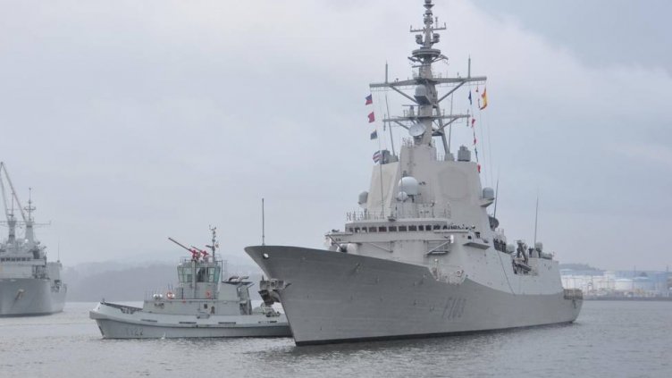 Испанската фрегата „Блас де Лезо“ отплава към Черно море 