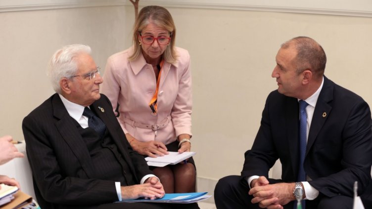 Президентът на Италия Серджо Матарела е на посещение у нас