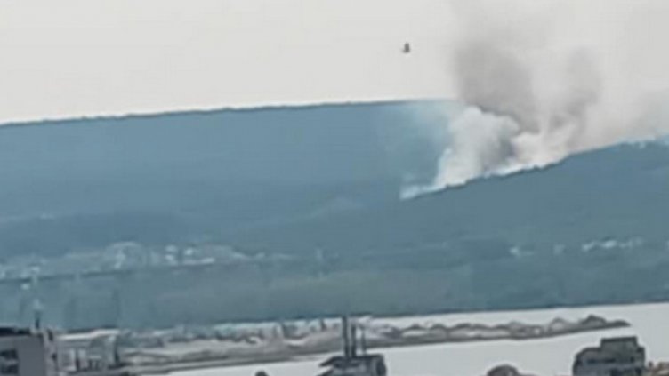 Пожар край варненския квартал "Аспарухово"