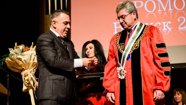 Проф. д-р Красимир Иванов бе отличен със званието „Почетен гражданин на Сливен”