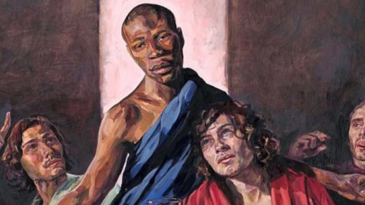 Черен Исус Христос на Тайната вечеря