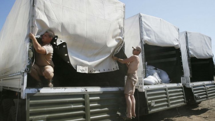 Русия доставила помощ в Украйна с официално разрешение