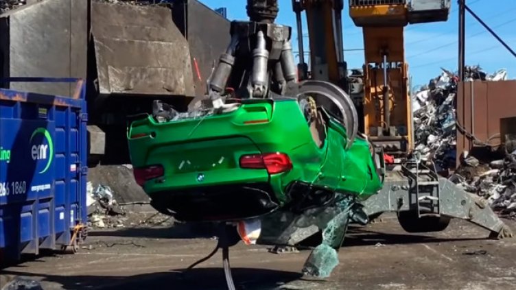 Няма такова BMW M3 Touring! Крадено, сглобено, а сега вече и унищожено (ВИДЕО)