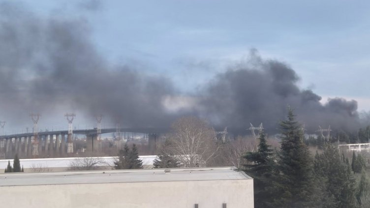 Пожар под Аспаруховия мост