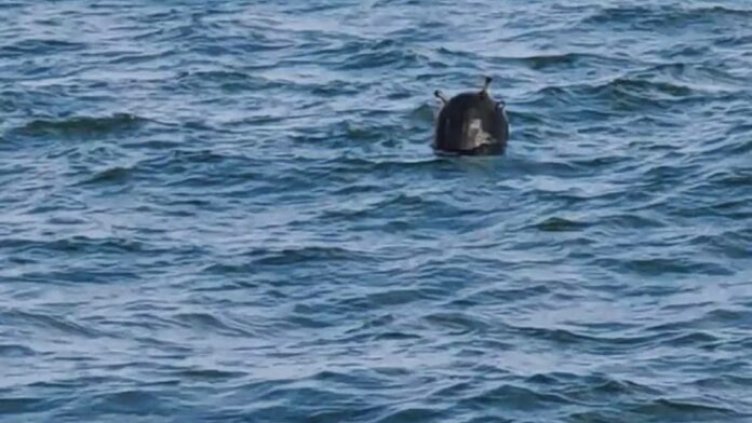 Намерената мина - на 37 морски мили от нос Галата