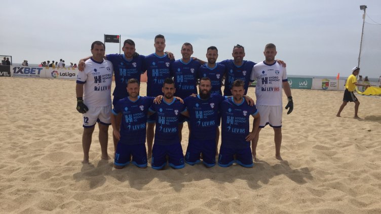 МФК Спартак загуби първия си мач в Шампионската лига по плажен футбол