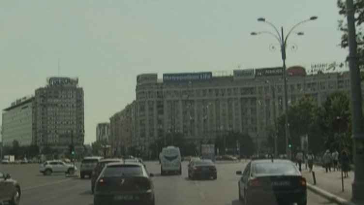 Протест блокира центъра на Букурещ