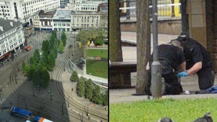 Част от центъра на Манчестър е отцепен