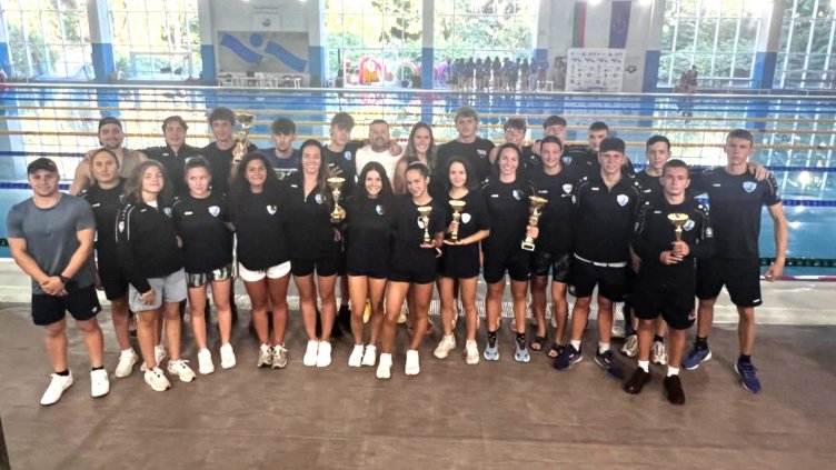 ПСК „Черно море” е комплексен шампион на държавното по плуване