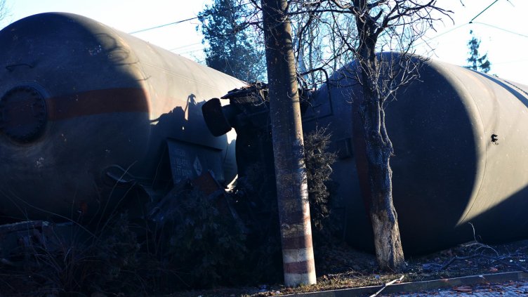 Четири цистерни има на мястото на инцидента в Хитрино