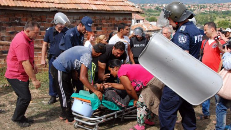 Ромите в Гърмен на пореден протест, този път неразрешен