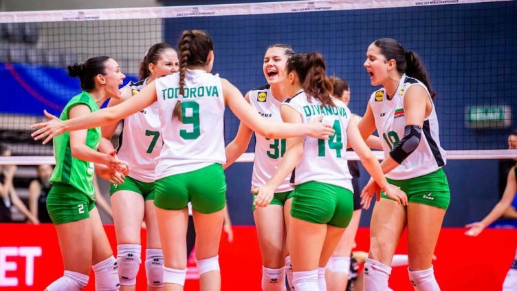 Женският отбор на България под 19 години се класира на финал на Световното първенство в Хърватия. Снимка: БФВ