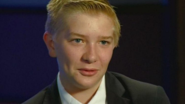 12-годишен е ръководител на местен предизборен щаб на Доналд Тръмп