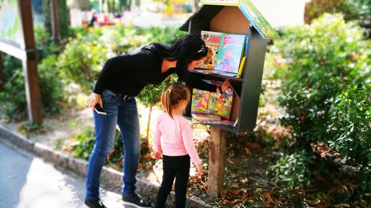 Още една къщичка за книги поставиха във Варна