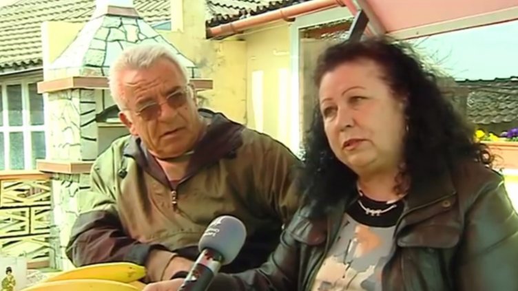 Величка Кръстева и Лазар Илиев. Кадър тв „Черно море“  