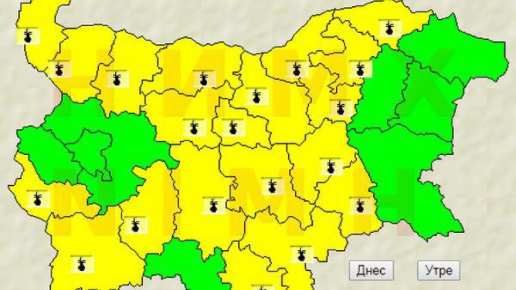Опасните жеги се завръщат утре