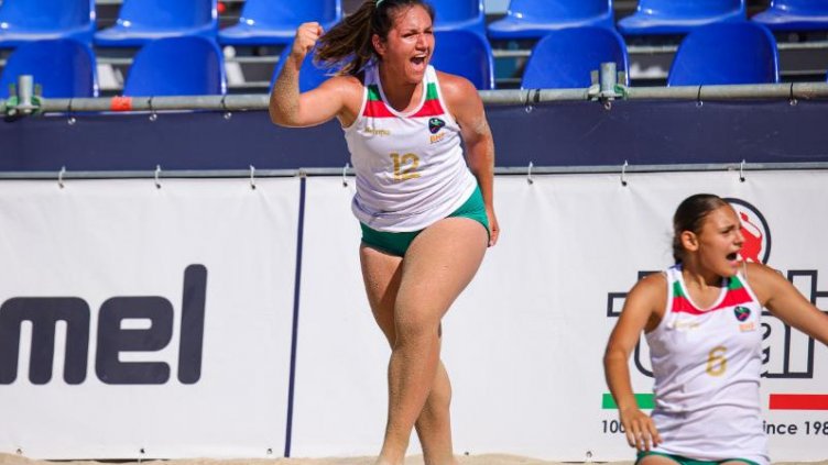 Жалко! Девойките изпуснаха сензация срещу Испания на ЕП по плажен хандбал във Варна