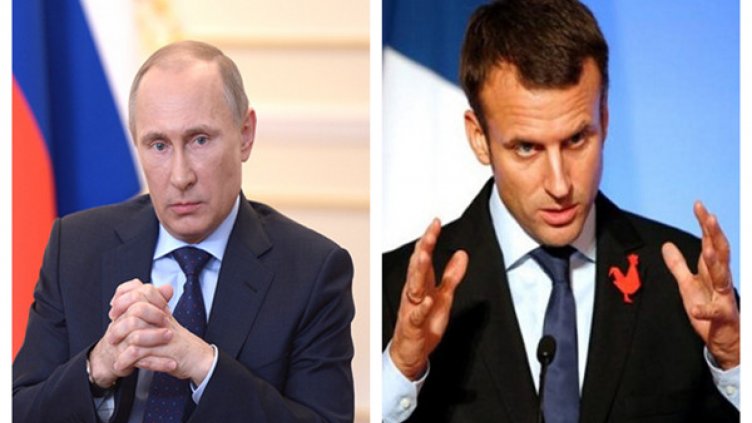 Путин и Макрон обсъдиха сирийския и украинския конфликт