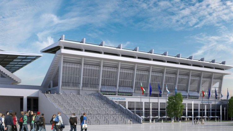 Строежът на стадион "Варна" напредва (СНИМКА)