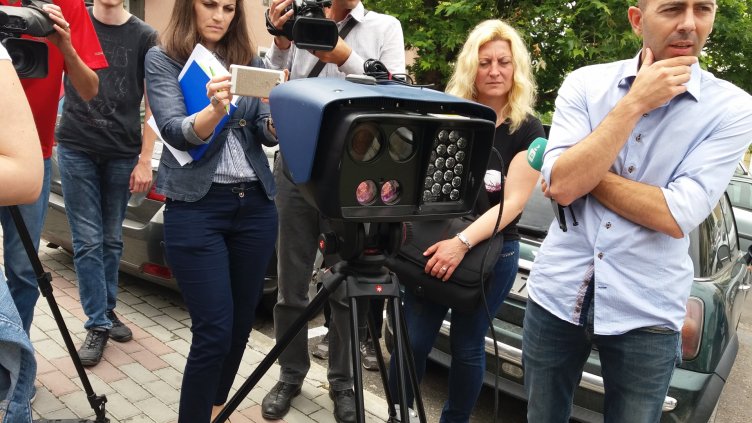 Новата преносима камера работи с лазер и може да засече нарушения от разстояние 600 метра.