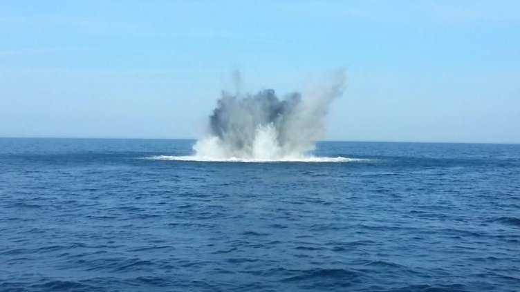 Вривиха морска мина край Камен бряг