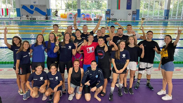 ПСК „Черно море“ рекордьор по медали на държавното по плуване в София