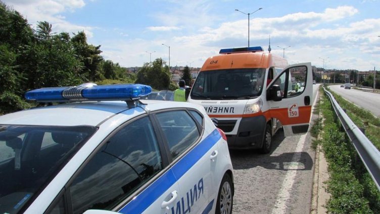 2 камиона се удариха на АМ "Тракия"