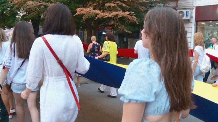 Шествие "С Украйна в сърцето" се проведе във Варна