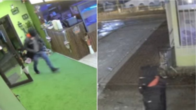 Обир във Варна, крадецът бяга с колело (ВИДЕО)