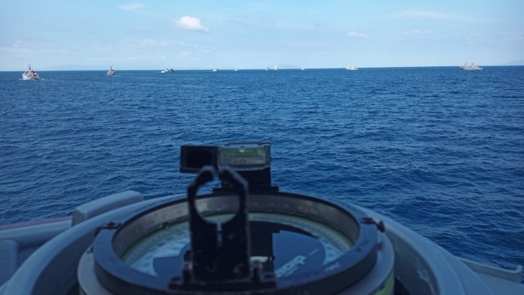 Черноморския флот проведе учение