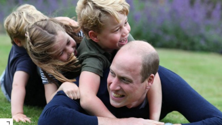 Уилям празнува РД със семейството