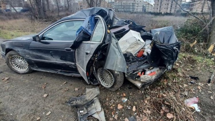 БМВ се размаза край Несебър