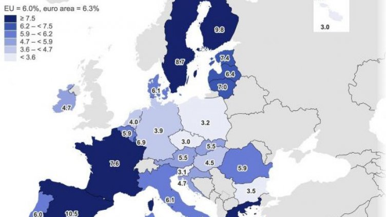 Безработицата в България е под средното равнище на ЕС