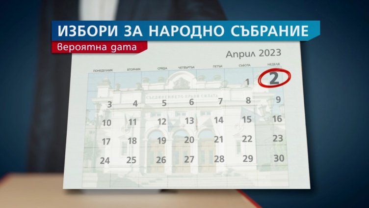 Новите предсрочни ибори - на 26 март или на 2 април