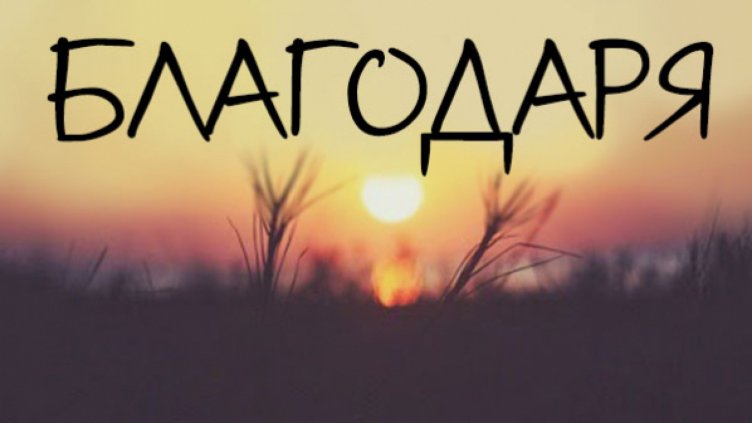 11 януари – Международен ден на думата „Благодаря!“