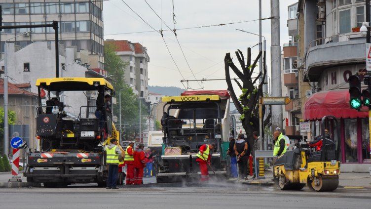Ремонтът на  бул.„Съборни“ е на своята финална права
