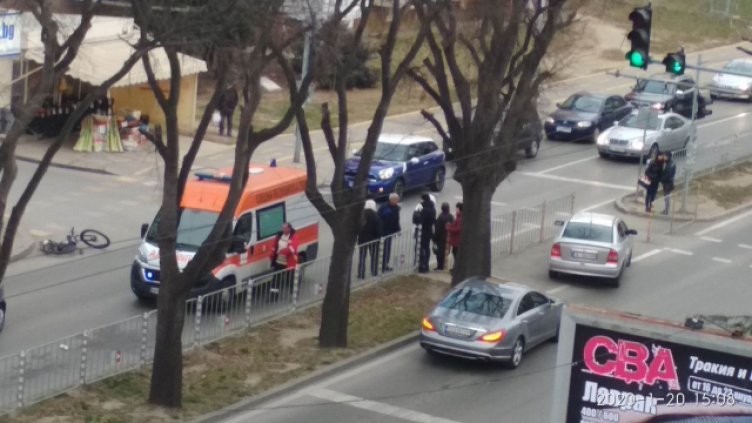 Блъснатият на бул. &bdquo;Сливница&ldquo; велосипедист е без опасност за живота