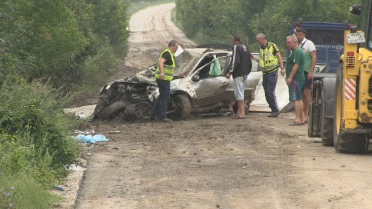 Свлачище причини катастрофа край Русе