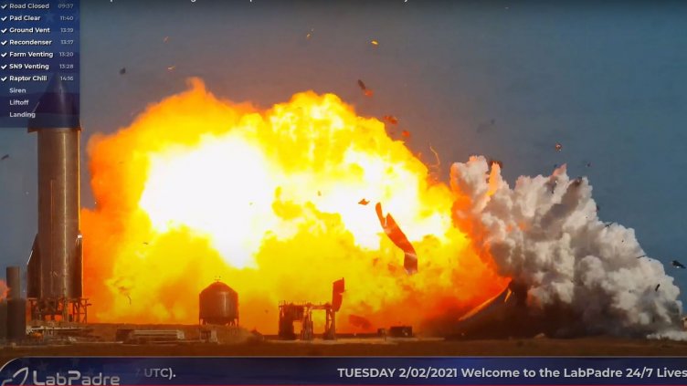 Пореден фалстарт на SpaceX (ВИДЕО)