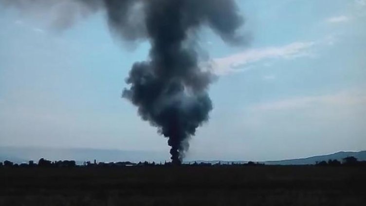 МВР: Чистотата на въздуха в района на пожара в Казичене е в нормите