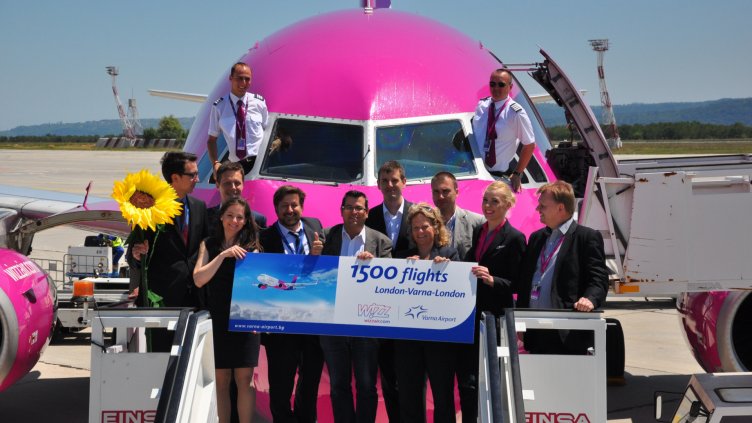 Броят на туристите по линията Лондон – Варна – Лондон е нараснал няколко пъти